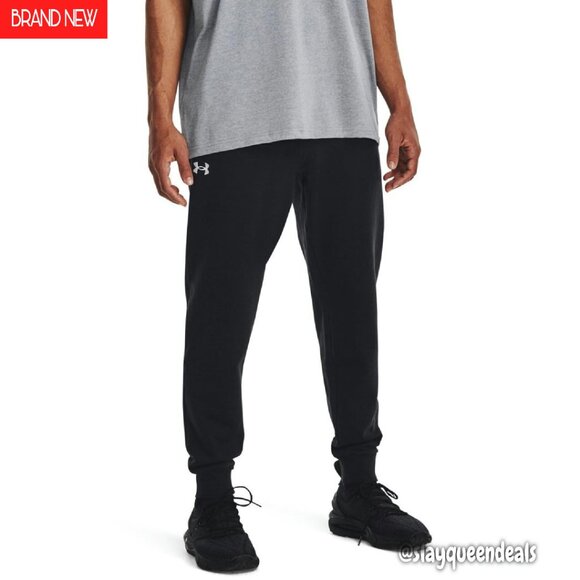 Men's Fleece Joggers, Ultra-Soft Cotton Blend, Tapered Fit, 31